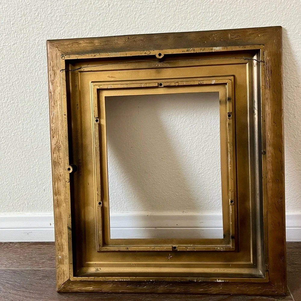 Elegant Gold and Black Decorative Frame 15.5/17.5 inches